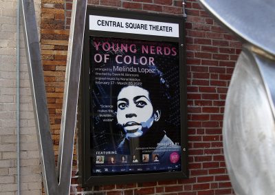 在中央广场剧院上演的《有色人种青年书呆子